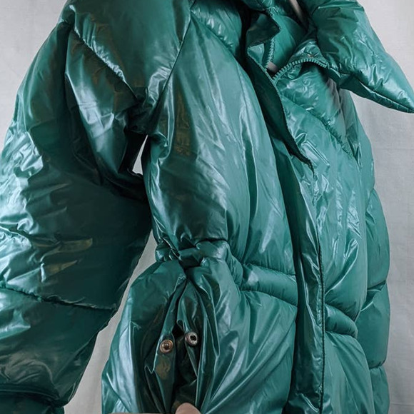 “A New Day”, New Turquoise Green, Size (XXL) Jacket, Zip & Snap front. - Picture 7 of 12